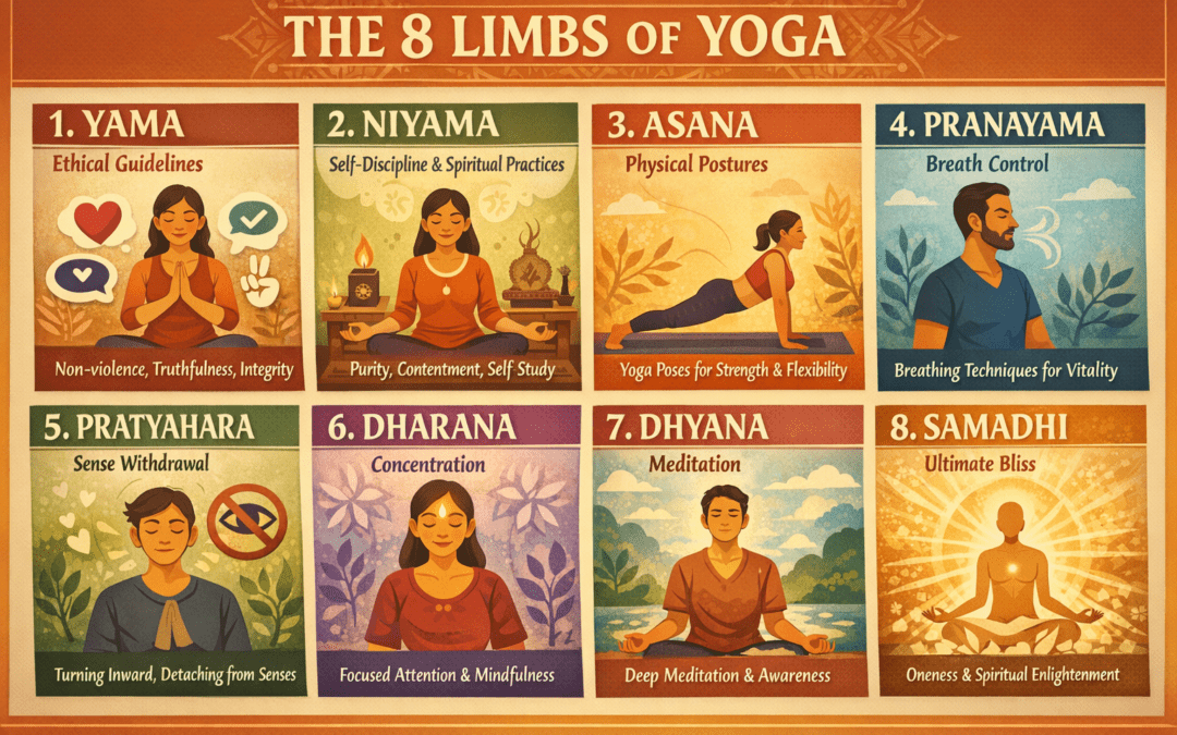 The Eight Limbs of Yoga: A Timeless Journey from Ancient Wisdom to Modern Life